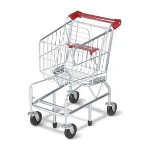 Melissa & Doug Shopping Cart Toy - Metal Grocery Wagon