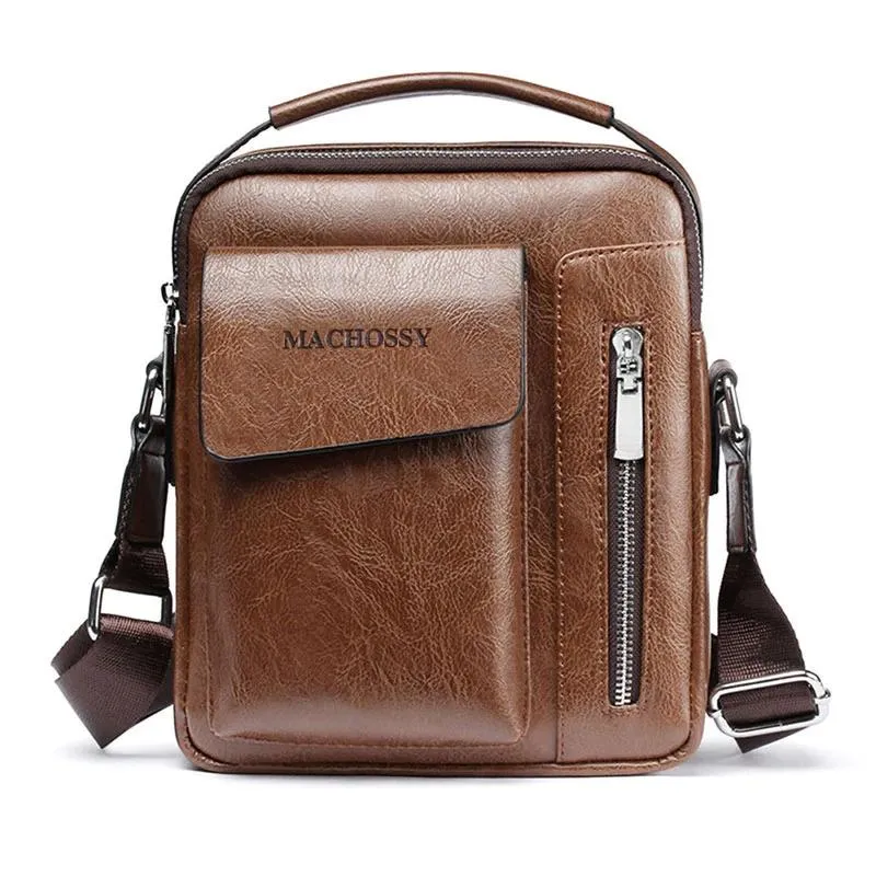 Men's Genuine Leather Sling Bag Over the Shoulder Bags