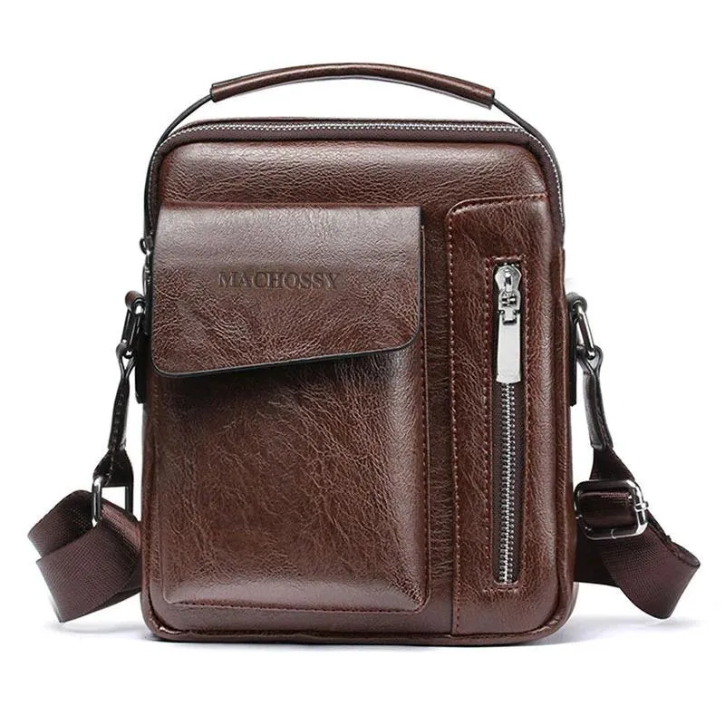 Men's Genuine Leather Sling Bag Over the Shoulder Bags