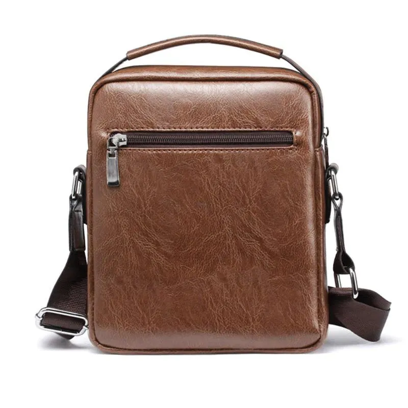 Men's Genuine Leather Sling Bag Over the Shoulder Bags