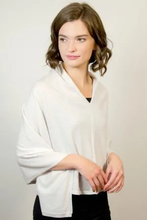 Merino Drape Neck Cape