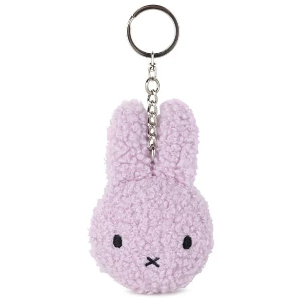 Miffy Flat Keychain ECO Tiny Teddy Lavender