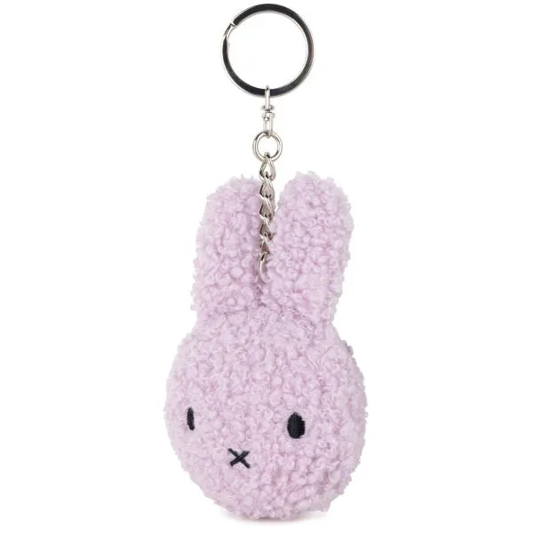 Miffy Flat Keychain ECO Tiny Teddy Lavender
