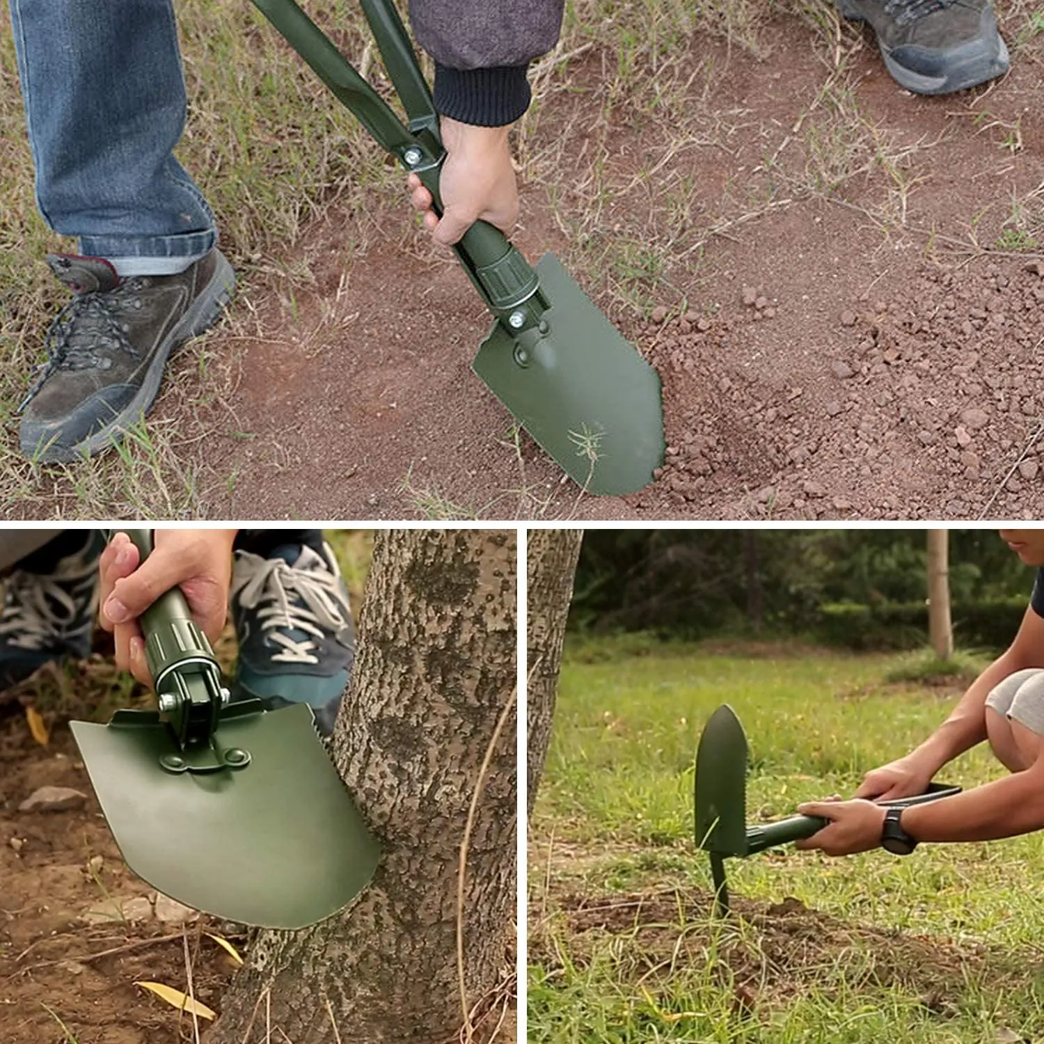 Military Folding Shovel with Sheath