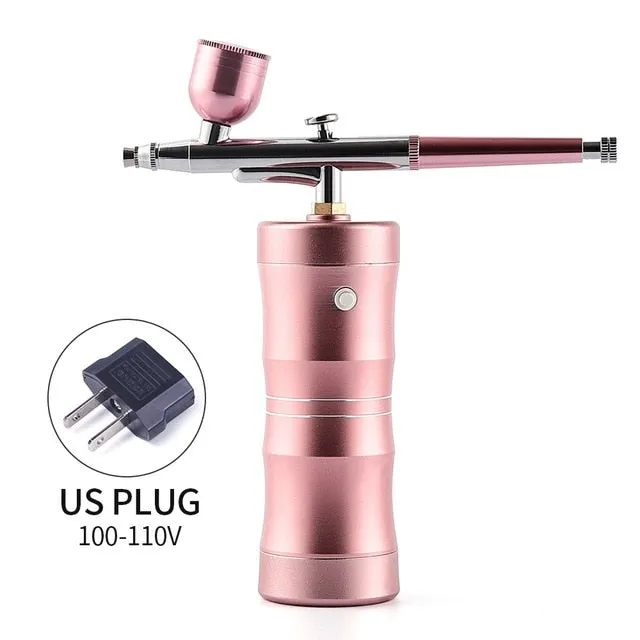 Mini Air Compressor Kit Air-Brush Paint Spray Airbrush