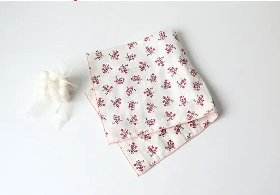 Mini Flowers Cotton Double Gauze Fabric By the Yard /53569
