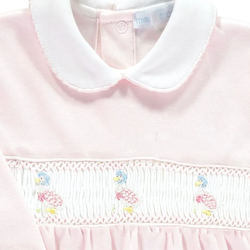 Mini-La-Mode - Jemima Three DuckBabygrow - Pink