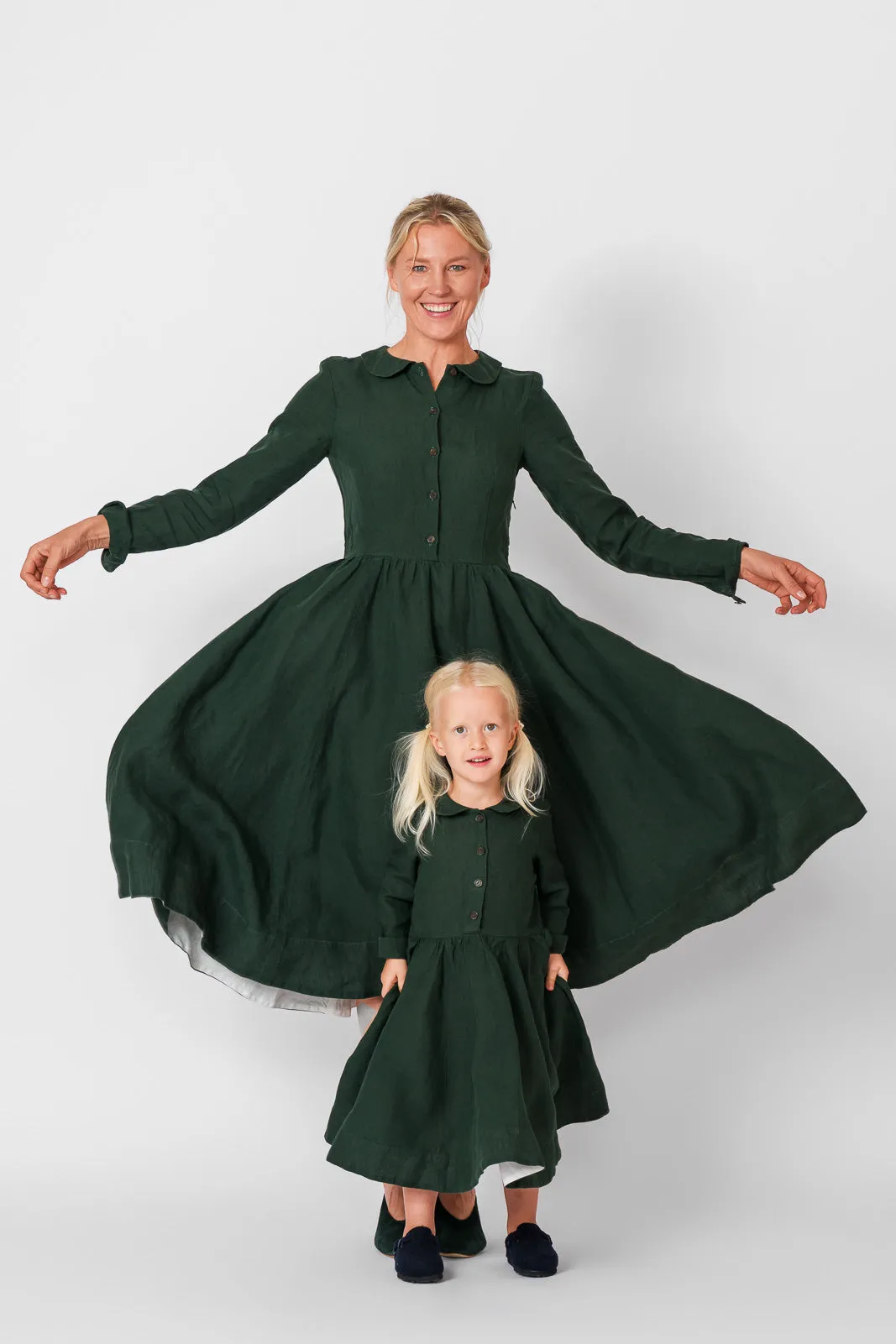 Mini Me Classic Dress, Long Sleeve