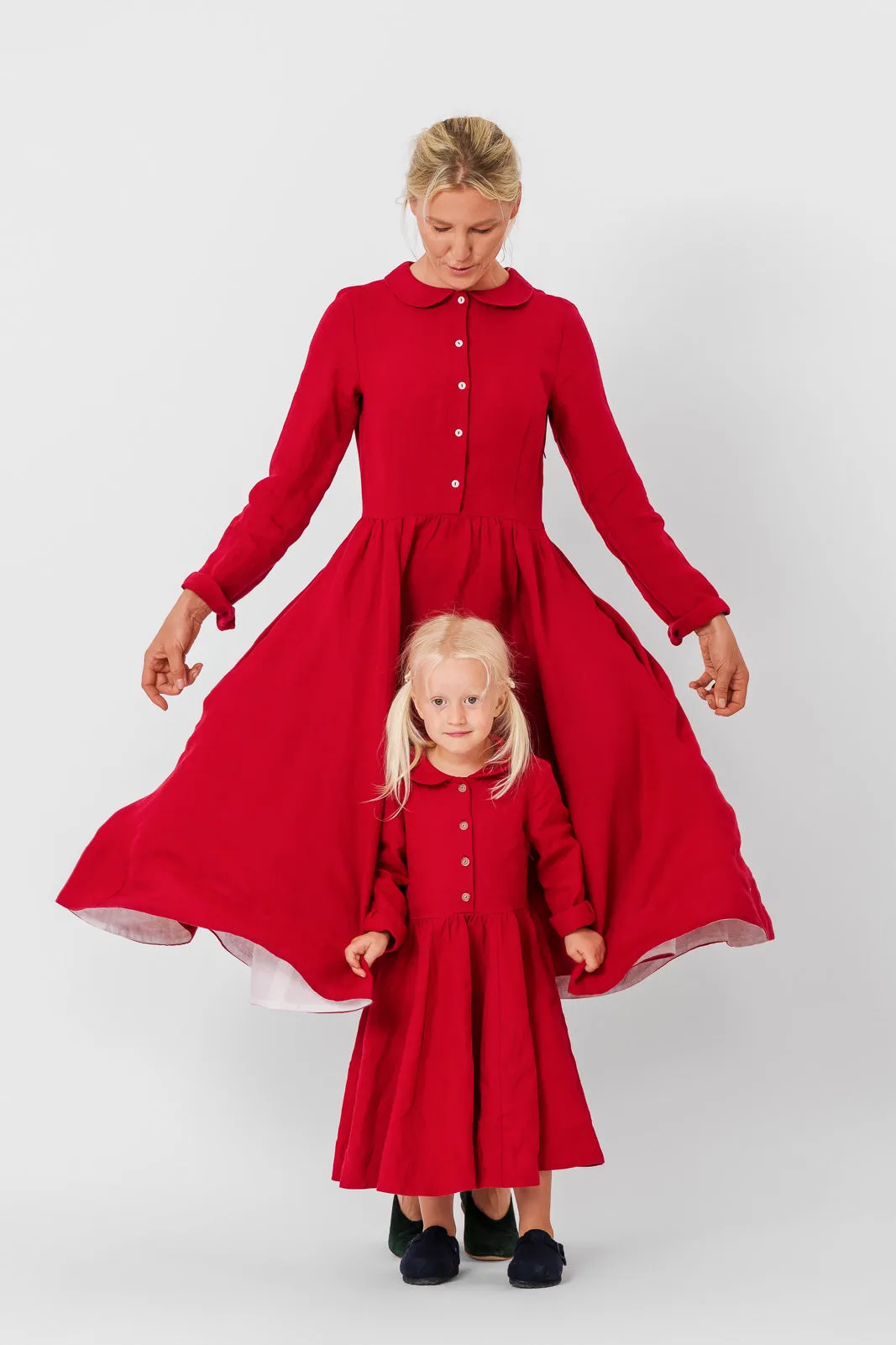 Mini Me Classic Dress, Long Sleeve