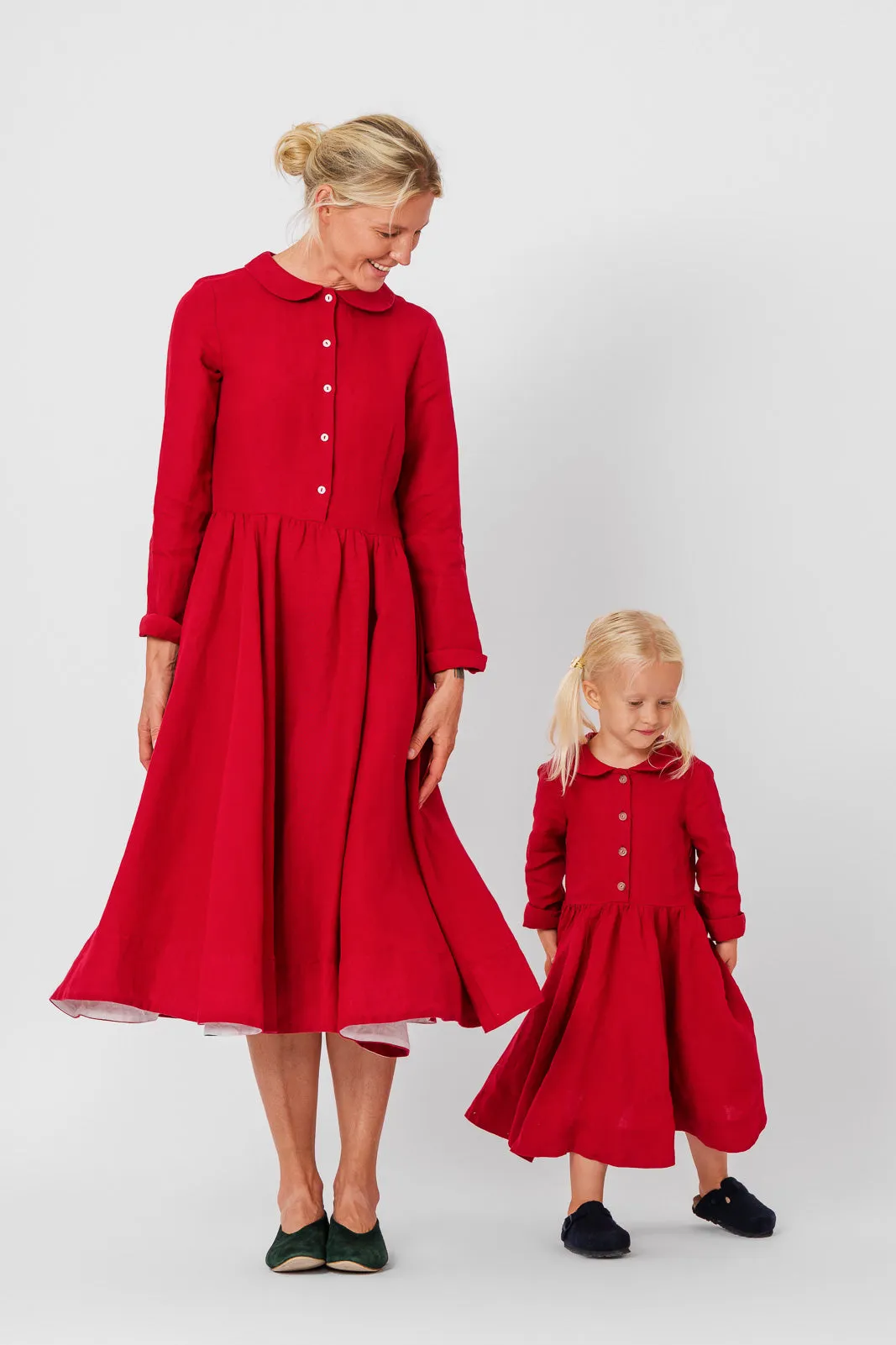 Mini Me Classic Dress, Long Sleeve