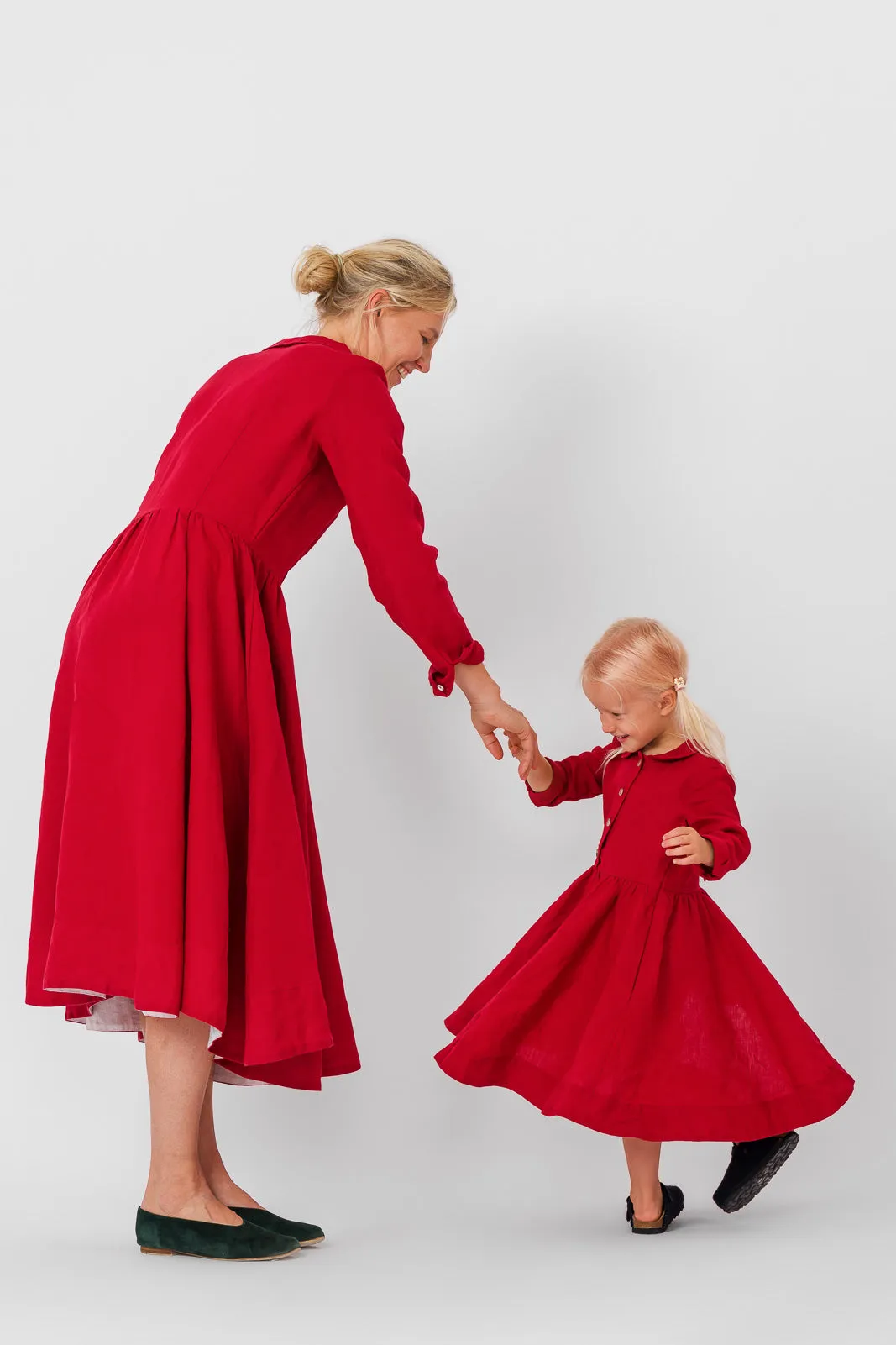 Mini Me Classic Dress, Long Sleeve