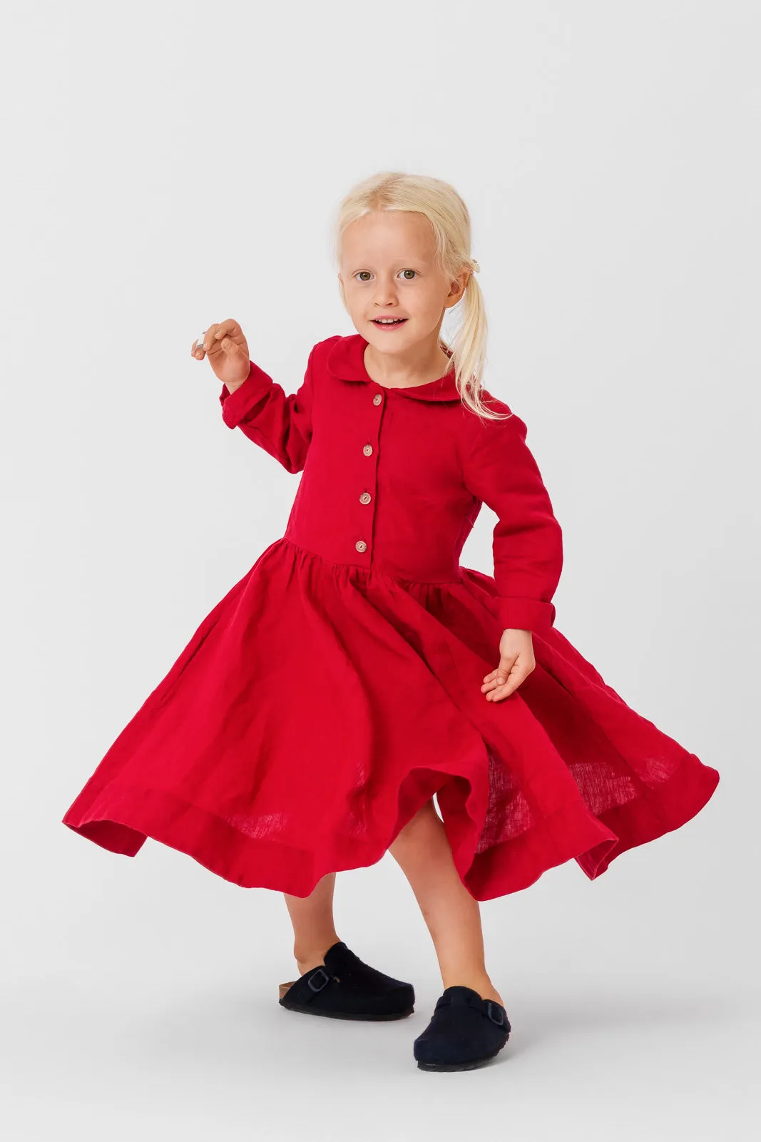 Mini Me Classic Dress, Long Sleeve
