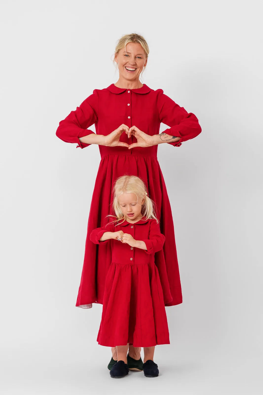 Mini Me Classic Dress, Long Sleeve
