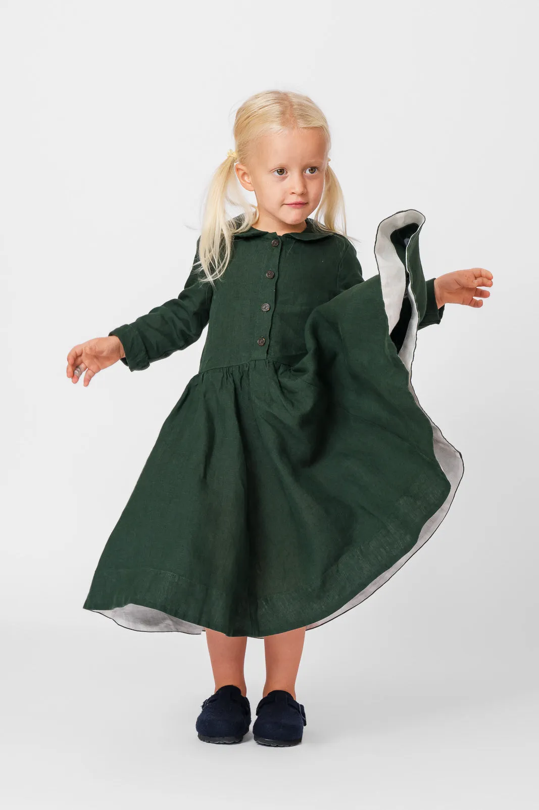 Mini Me Classic Dress, Long Sleeve