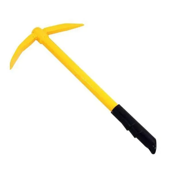 Mini Pick Axe Mattock Micro Pickaxe 440mm Soft Grip Garden Gardening Hand Tool