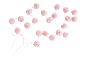 Mini Pom Garland - Light Pink