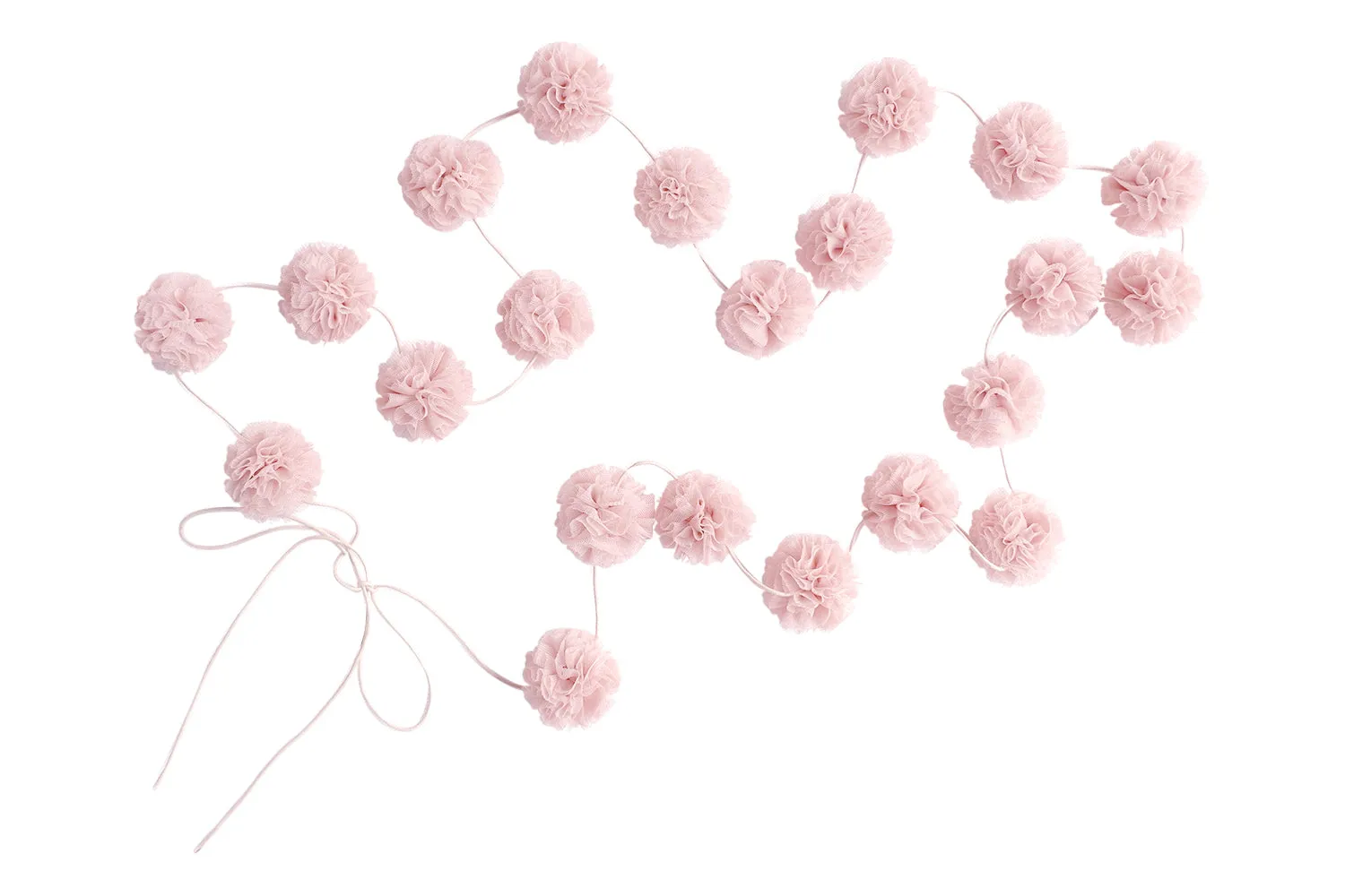 Mini Pom Garland - Light Pink