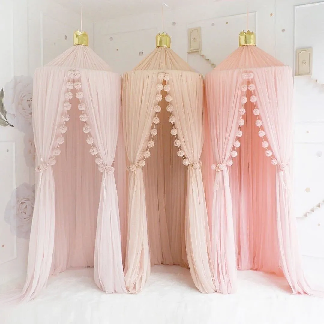 Mini Pom Garland - Light Pink