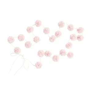 Mini Pom Garland - Powder Pink