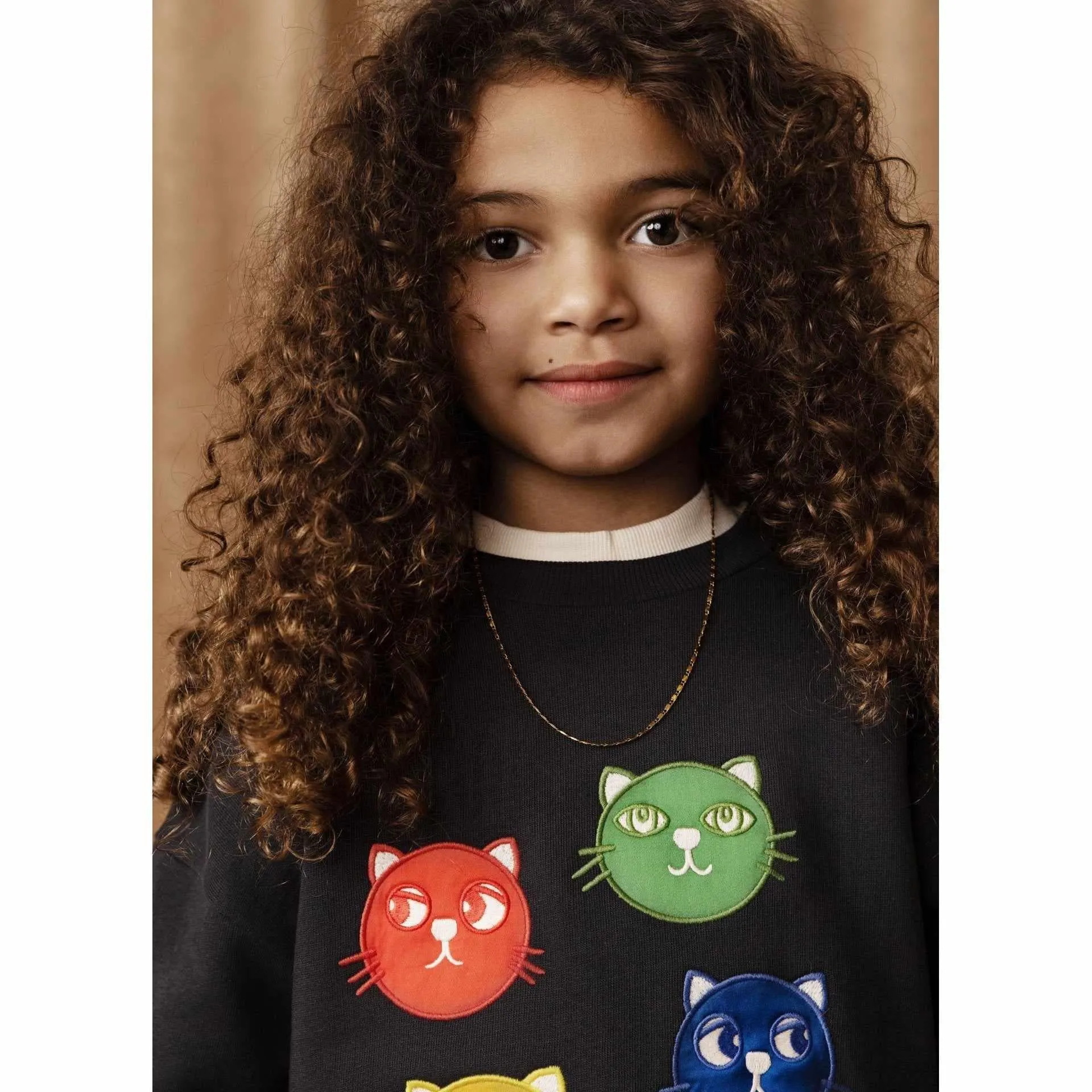 Mini Rodini - Cool Cats sweatshirt - black