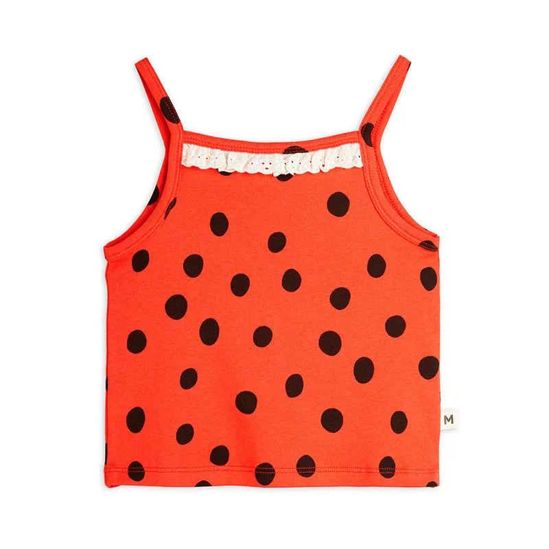Mini Rodini - Dots lace tank