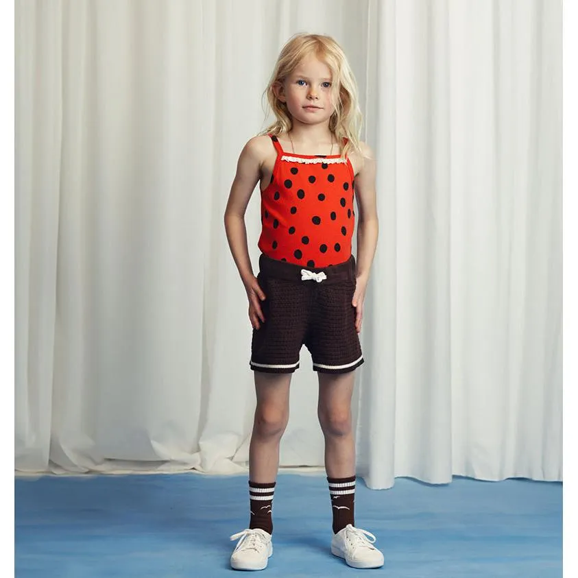 Mini Rodini - Dots lace tank