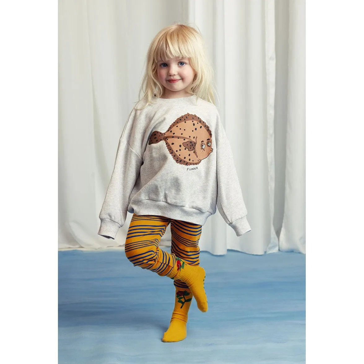 Mini Rodini - Flundra sweatshirt - grey