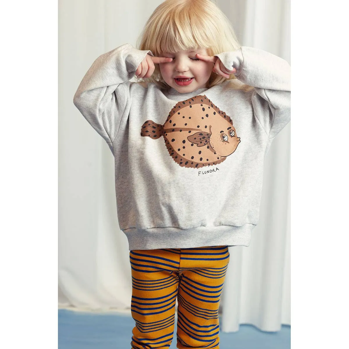 Mini Rodini - Flundra sweatshirt - grey
