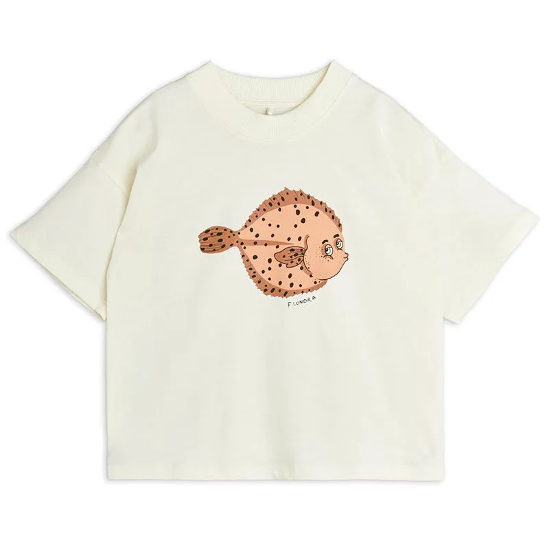 Mini Rodini - Flundra T-shirt - off-white