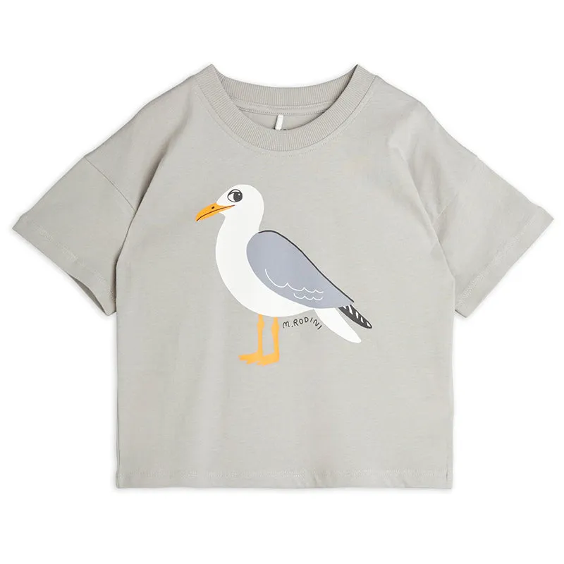 Mini Rodini - Seagull T-shirt - grey