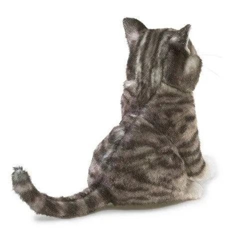 Mini Tabby Cat Finger Puppet