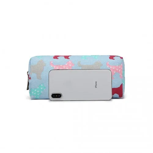 Miss Lulu Dog Canvas Pencil Case