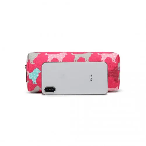 Miss Lulu Dog Canvas Pencil Case