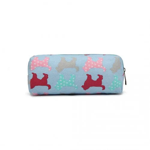 Miss Lulu Dog Canvas Pencil Case