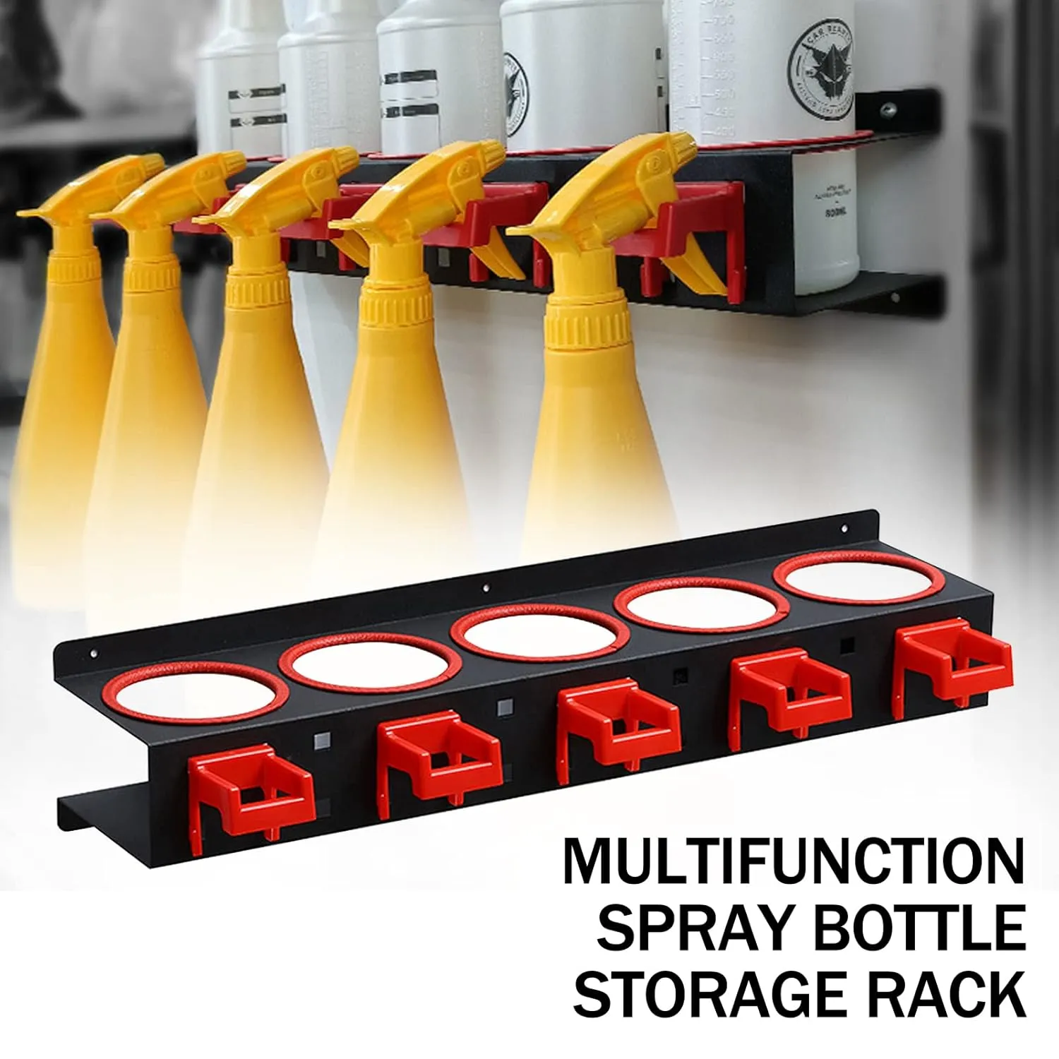 MJJC Bottle & Spray Holder & Hooks (HOLDER001)