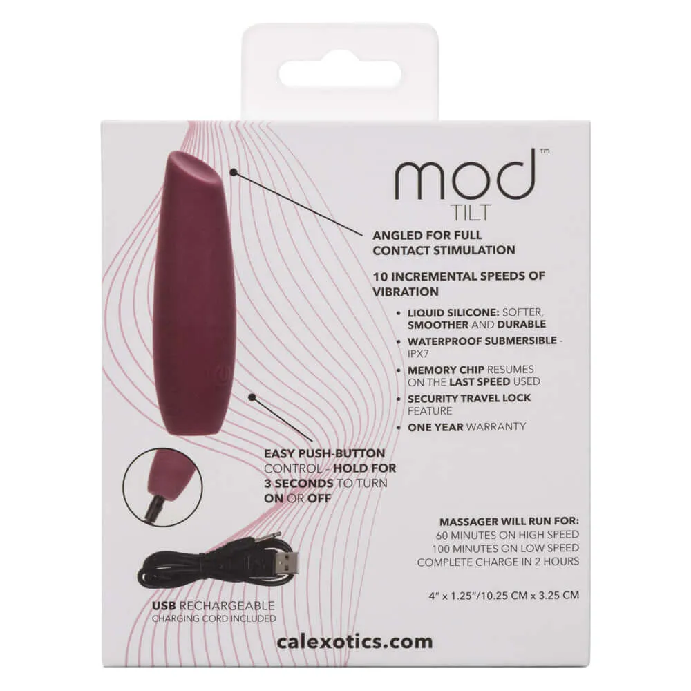 Mod Tilt Rechargeable Massager - Pink