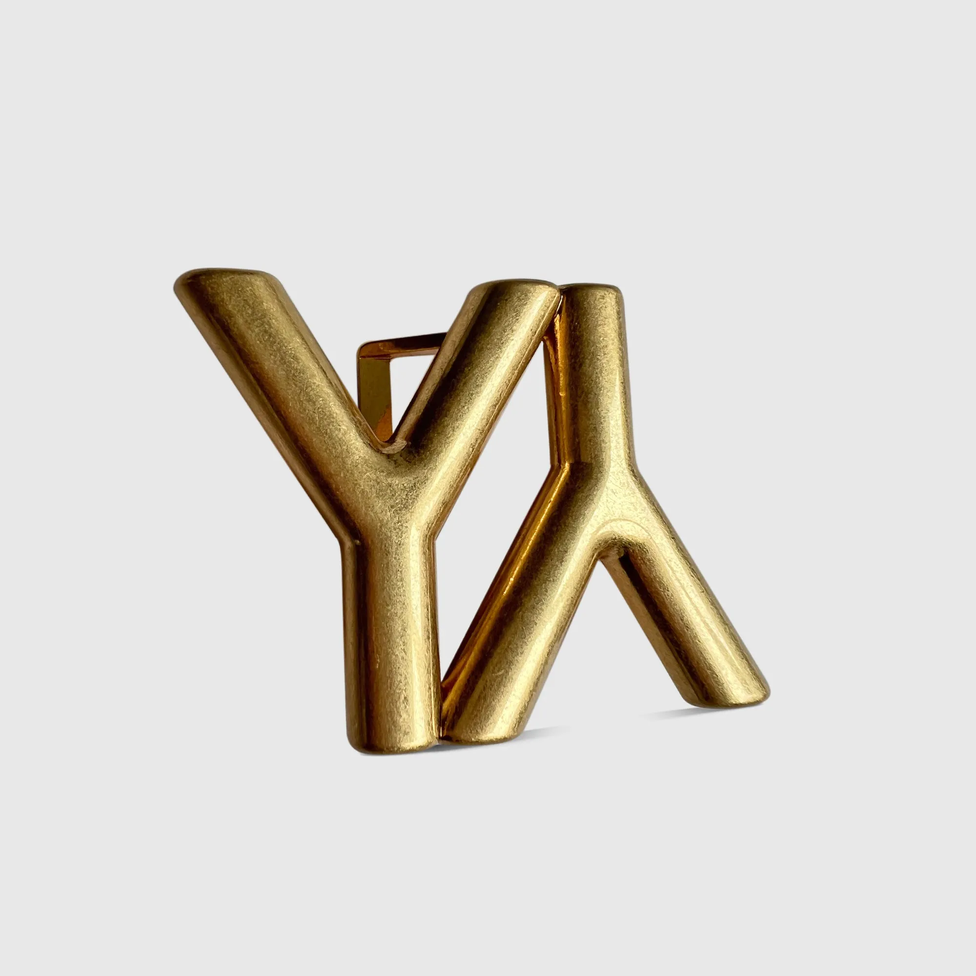 Monogram Buckle with belt calf hair zebra