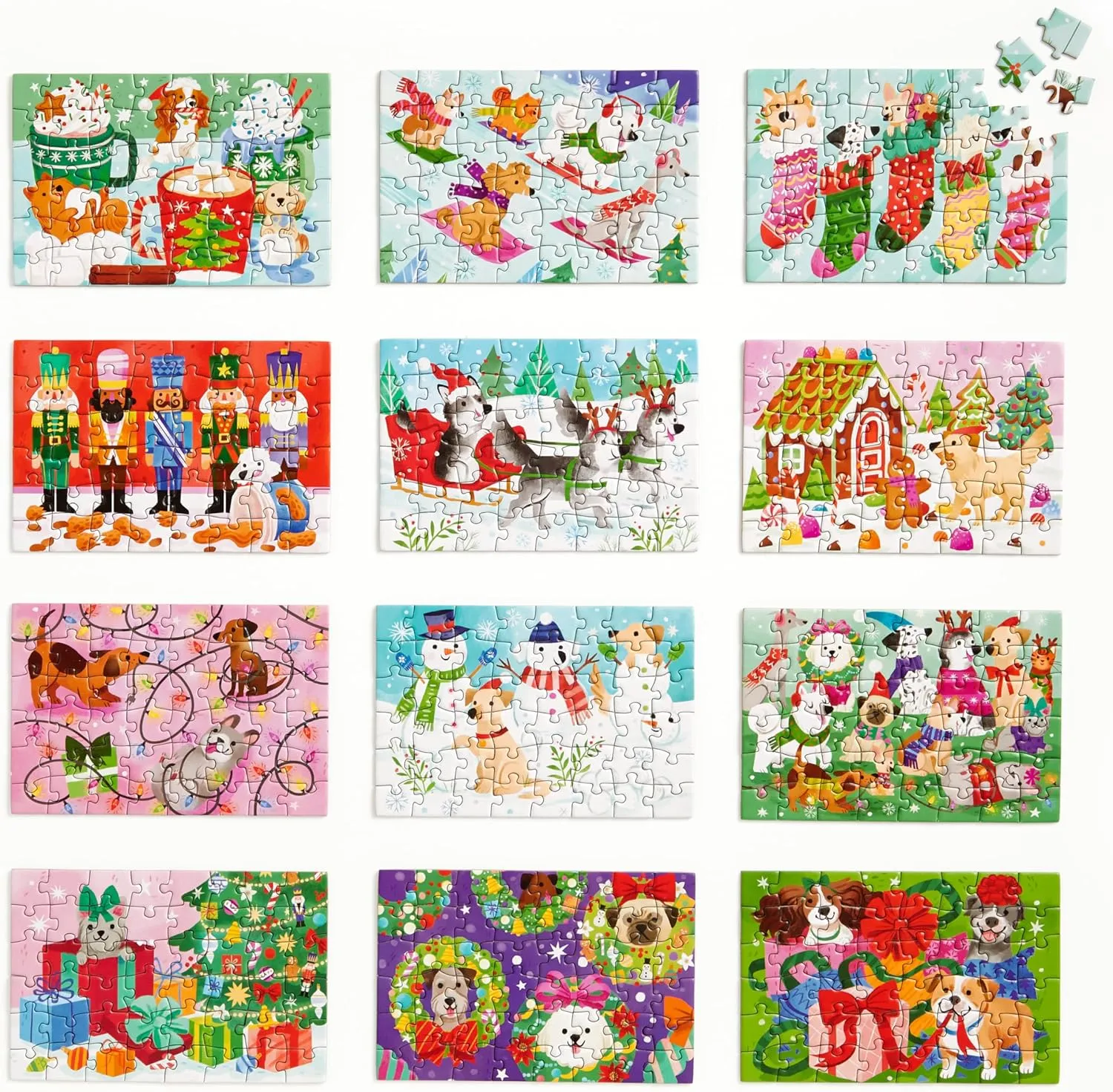 Mudpuppy Ho Ho Howl! – 12 Days of Puzzles