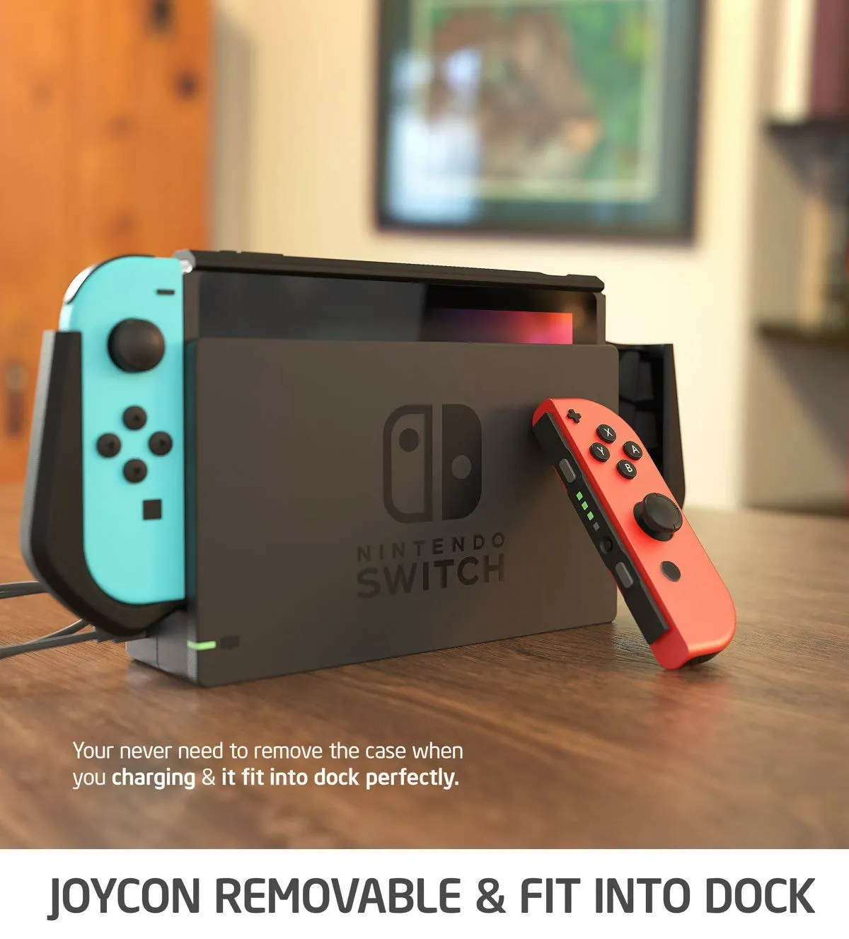 Mumba Dockable Case/ TPU Grip Protective Cover for Nintendo Switch V2 model [Blade Series]