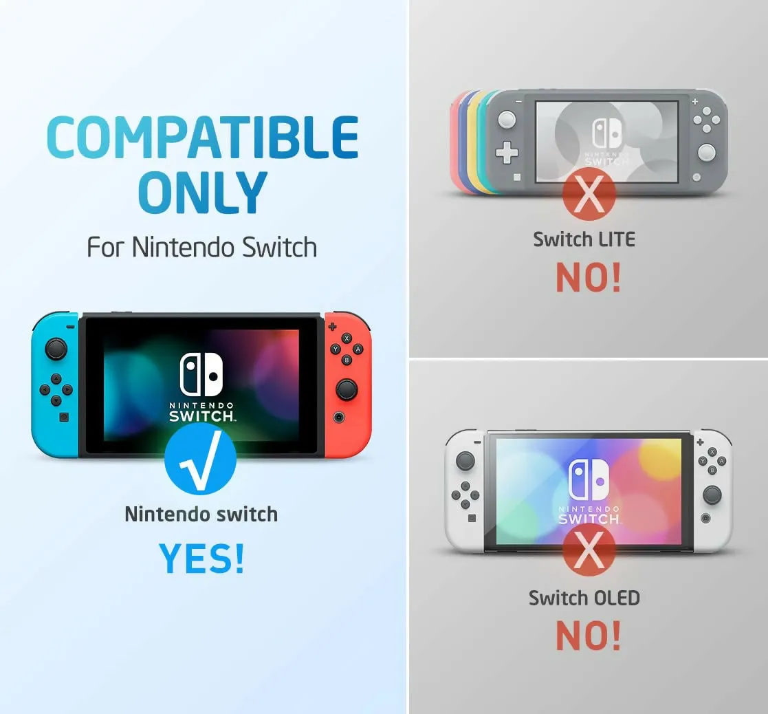 Mumba Dockable Case/ TPU Grip Protective Cover for Nintendo Switch V2 model [Blade Series]