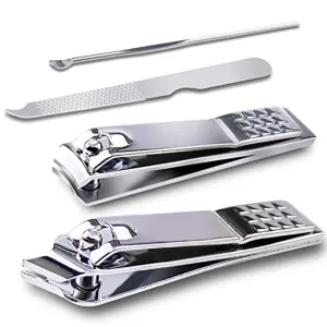 Nail Clipper Set Manicure Kit Professional Pedicure Set Nail Scissors Grooming Kit with Leather Travel Case