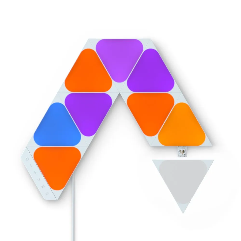 Nanoleaf Shapes - Mini Triangles Starter Kit  (9 Panels)