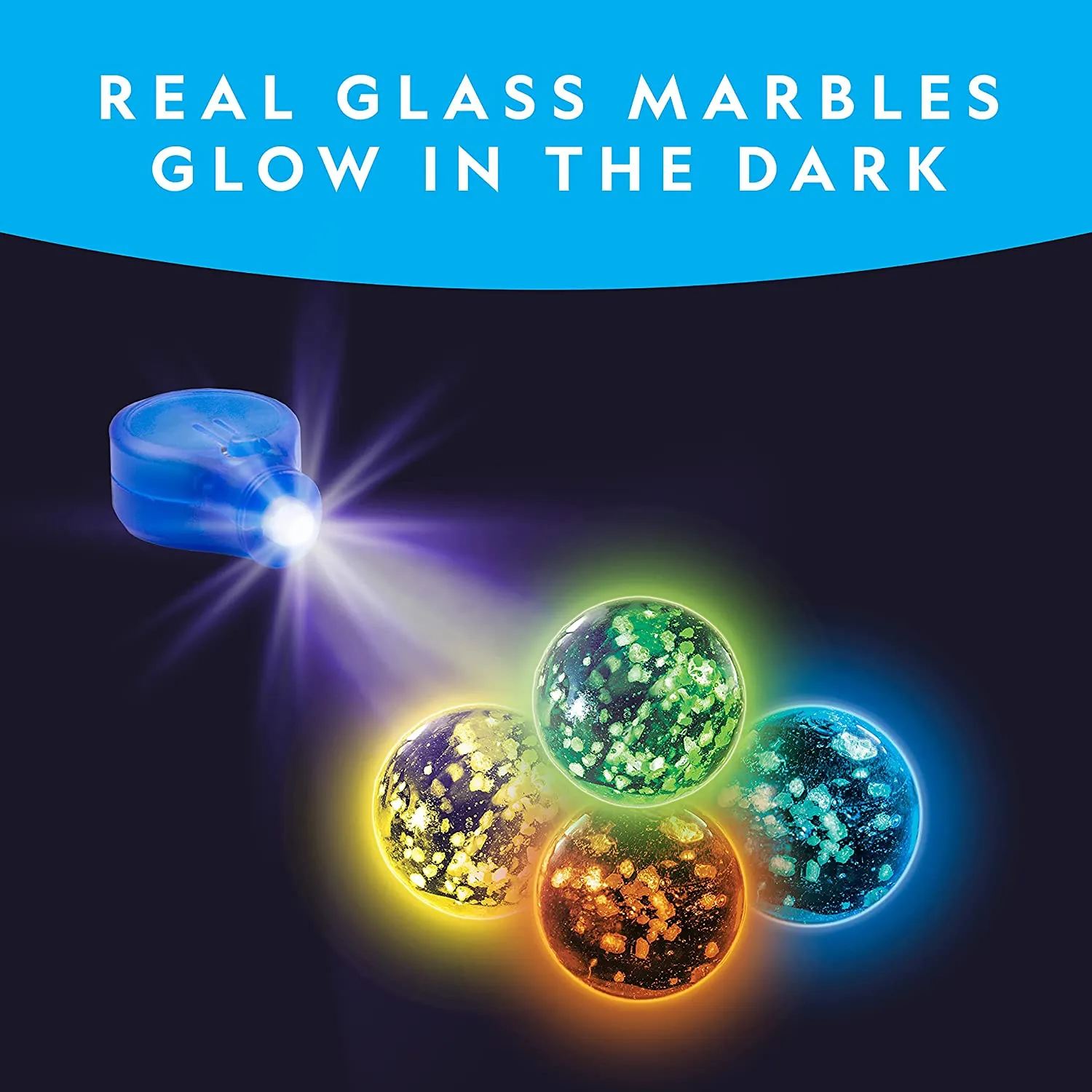National Geographic Glow-in-the-Dark Marble Run