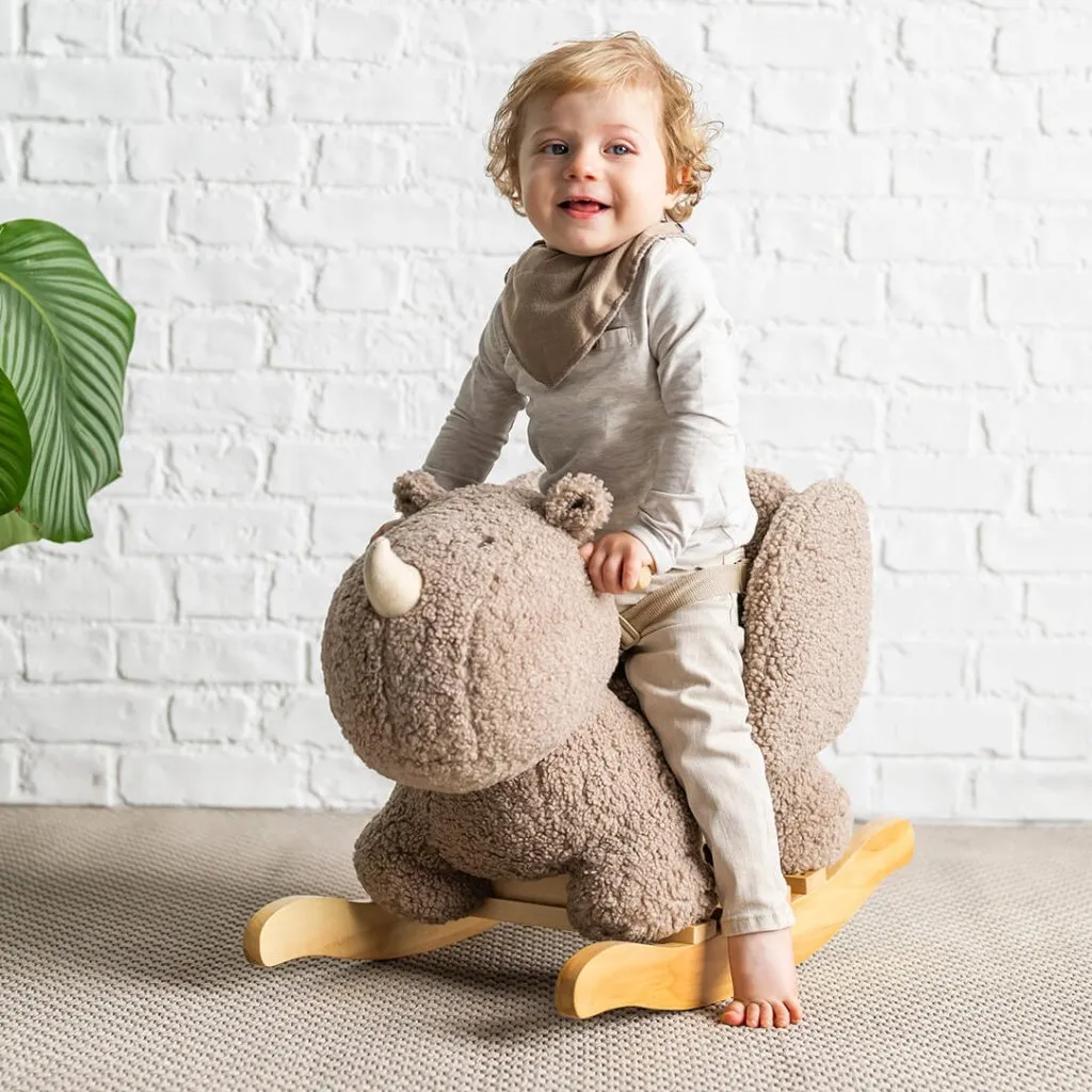 NATTOU Teddy Rocker Rhino Taupe