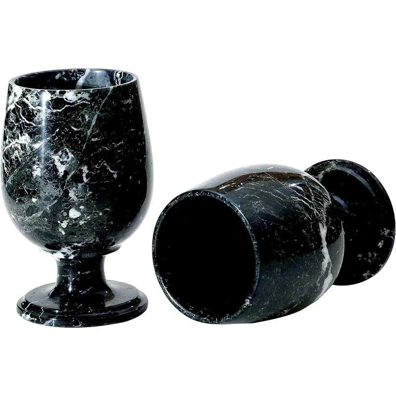 Natural Marble Bar Wine Glasses