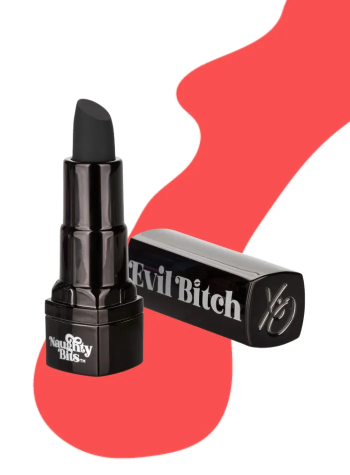 Naughty Bits EVIL BITCH Lipstick Vibrator