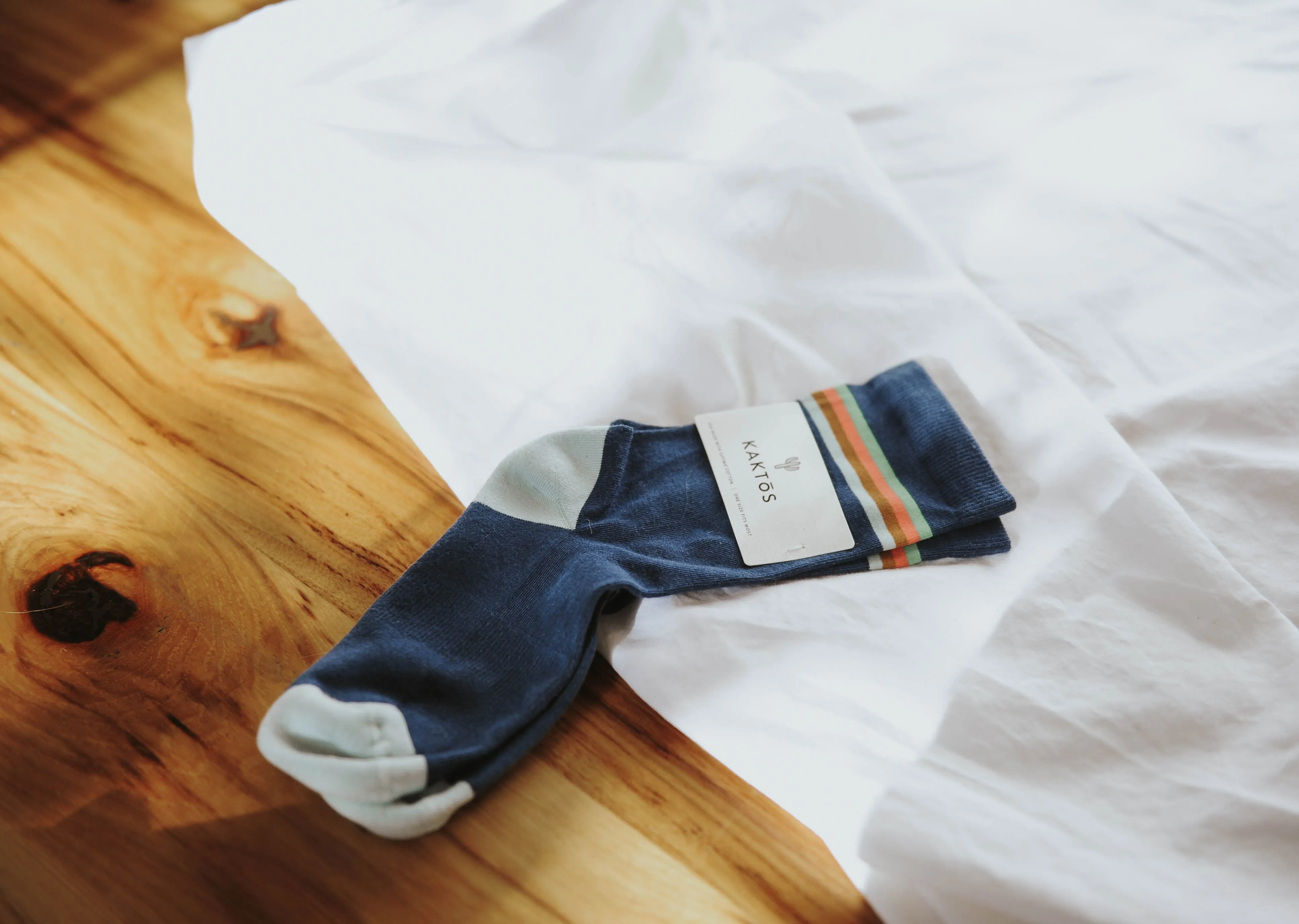 Navy Retro Stripe Crew