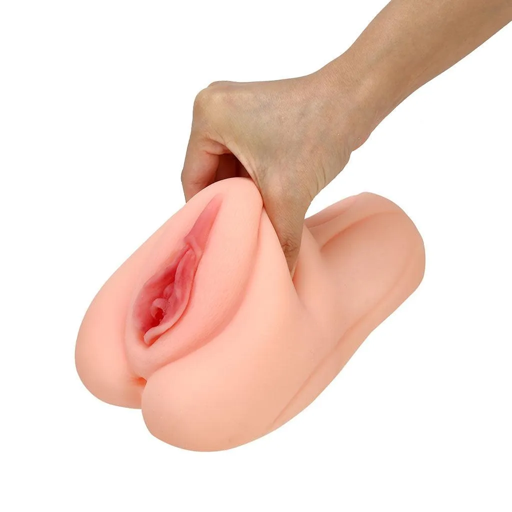 Neojoy - Realistic Open Lips Handheld Masturbator - 0.7kg - Skin