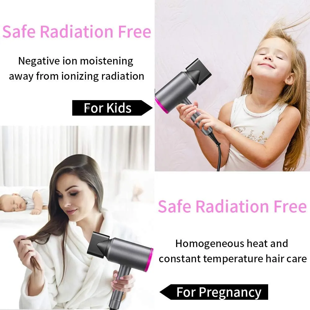 New 1800W-2000W Professional Powerful Fast Hair Dryer, AC Motor Heat Hot and cold wind Constant temperature hair care Without Damaging Hair, no diffuser attachment