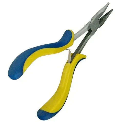 New 7" Mini Long Nose Needle Soft Grip Pliers Ideal Jewellery Bead Hobby Craft
